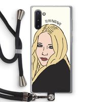 Mary Kate: Samsung Galaxy Note 10 Transparant Hoesje met koord
