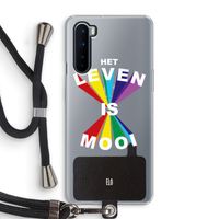 Het Leven Is Mooi: OnePlus Nord Transparant Hoesje met koord