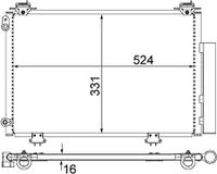 Condensor, airconditioning AC292000S