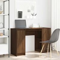 Bureau 120x42x76 cm spaanplaat bruin eikenkleurig