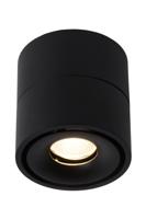 Lucide YUMIKO - Plafondspot - Ø 7,8 cm - LED Dimb. - 1x10W 2700K - Zwart