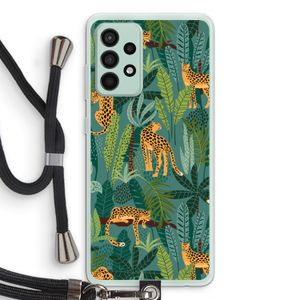 Luipaard 2: Samsung Galaxy A52s 5G Transparant Hoesje met koord