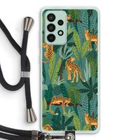 Luipaard 2: Samsung Galaxy A52s 5G Transparant Hoesje met koord