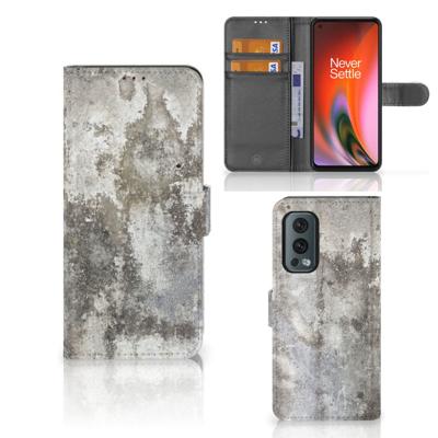 OnePlus Nord 2 5G | Bookcase | Beton Print