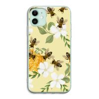 No flowers without bees: iPhone 11 Transparant Hoesje