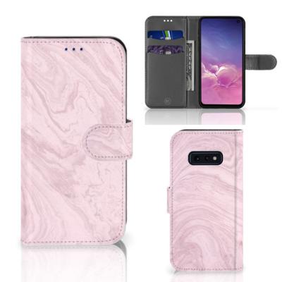Samsung Galaxy S10e | Bookcase | Marble Pink - Origineel Cadeau Vriendin
