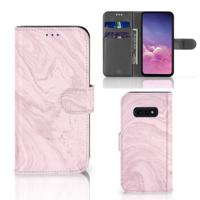 Samsung Galaxy S10e | Bookcase | Marble Pink - Origineel Cadeau Vriendin