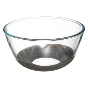 Beslagkom - 2,2 liter - 23 x 11 cm -glas - antislip - mengkom - saladekom