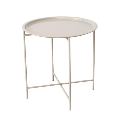 Boltze Home Dienbladtafel metaal beige