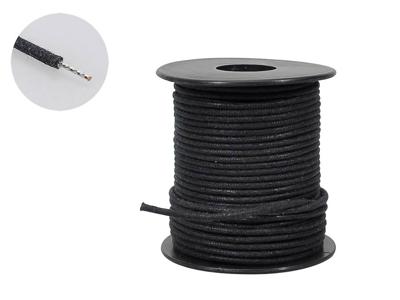 Boston PBW50/BK USA made waxed cotton braided push back wire