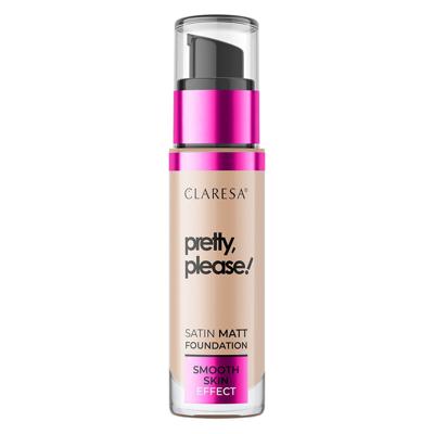 Claresa satin matt foundation pretty, please! 06 tan 34gr.