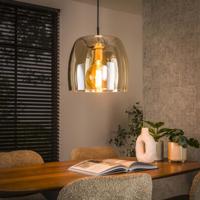 LifestyleFurn Hanglamp 'Rift' Amber glas, 35cm