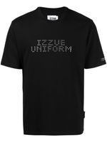 izzue t-shirt en coton à logo imprimé - Noir - thumbnail