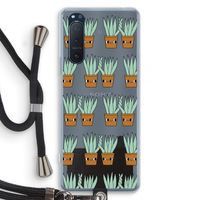Sansevieria: Sony Xperia 5 II Transparant Hoesje met koord