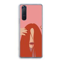 Woke up like this: Sony Xperia 5 II Transparant Hoesje