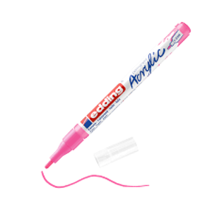 Edding 5300 acrylic marker fine permanente marker Roze 1 stuk(s)