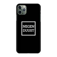 Negenduust black: Volledig geprint iPhone 11 Pro Max Hoesje