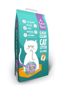 EASYPETS CLASSIC CLEAN CATLITTER KATTENBAKVULLING 20 LTR