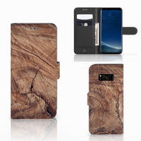 Samsung Galaxy S8 Book Style Case Tree Trunk - thumbnail