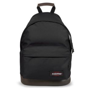 Eastpak Wyoming rugzak Zwart, Bruin Leer, Polyamide