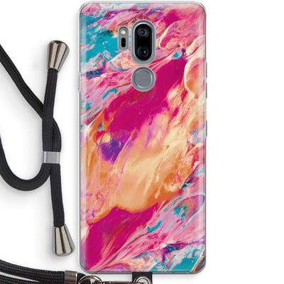 Pastel Echoes: LG G7 Thinq Transparant Hoesje met koord