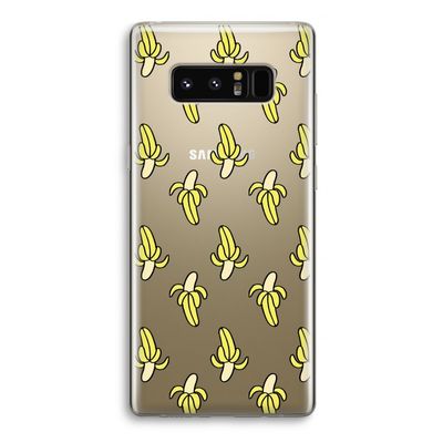 Bananas: Samsung Galaxy Note 8 Transparant Hoesje
