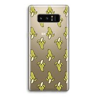 Bananas: Samsung Galaxy Note 8 Transparant Hoesje Bananas: Samsung Galaxy Note 8 Transparant Hoesje