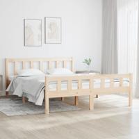Bedframe massief hout 120x190 cm