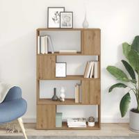 Tv-meubelset Wandgemonteerd Bruin 80 x 24 x 125 cm Bewerkt hout