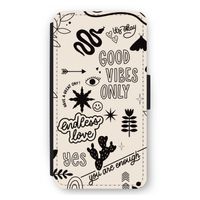 Good vibes: iPhone 12 mini Flip Hoesje