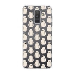 Uilen: Samsung Galaxy A6 Plus (2018) Transparant Hoesje
