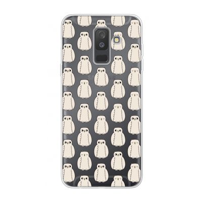 Uilen: Samsung Galaxy A6 Plus (2018) Transparant Hoesje