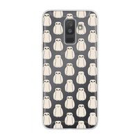 Uilen: Samsung Galaxy A6 Plus (2018) Transparant Hoesje