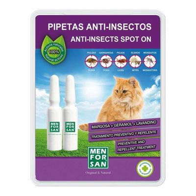 Insectenafweermiddel Menforsan 2 Stuks Pipetten Kat