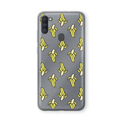 Bananas: Samsung Galaxy A11 Transparant Hoesje