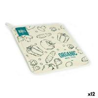 Keukendoek Kinvara Wit Groen 50 x 0,3 x 50 cm (12 Stuks)