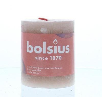 Bolsius Rustiekkaars shine 80/68 misty pink