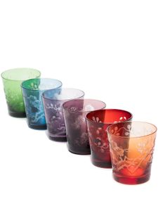 POLSPOTTEN lot de verres Blossom - Rouge