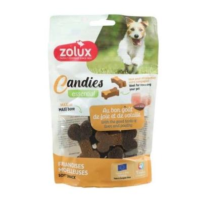 ZOLUX Candies Essential Maxi poultry bones - traktatie voor hond - 150g