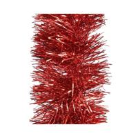 Kerstboomslingers - rood - folie - 270 x 10 cm - kerstguirlandes