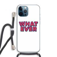 Whatever: iPhone 12 Pro Transparant Hoesje met koord