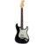 Fender Made in Japan Hybrid II Stratocaster HSS RW Black elektrische gitaar met gigbag