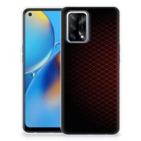 OPPO A74 4G | TPU bumper | Geruit Rood