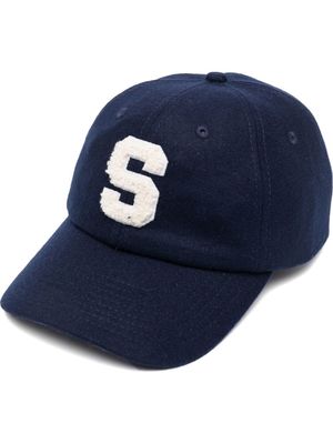 Sporty & Rich casquette à patch logo - Bleu