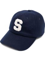 Sporty & Rich casquette à patch logo - Bleu