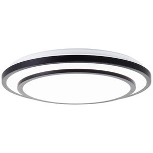 Brilliant Zwarte plafondlamp Luciano Ø 49,5cm G80564A76