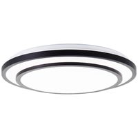 Brilliant Zwarte plafondlamp Luciano Ø 49,5cm G80564A76