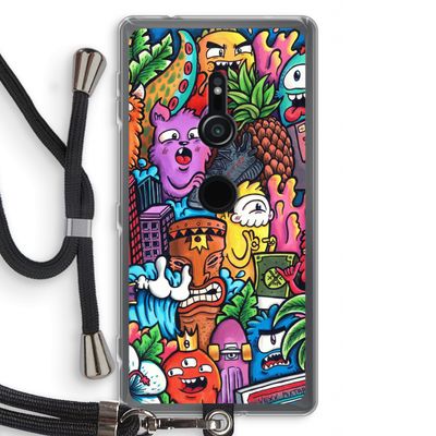 Vexx Mixtape: Sony Xperia XZ2 Transparant Hoesje met koord