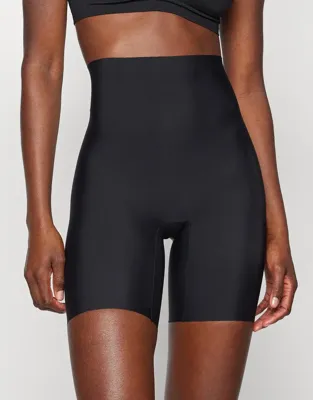 Naadloze hoge dames boxershort met lange pijpjes - Seamless - Korte legging - Broekje voor onder jurk