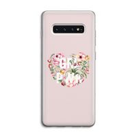 GRL PWR Flower: Samsung Galaxy S10 4G Transparant Hoesje
